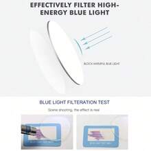 Gafas de hombre plateadas, adecuadas para uso diario - Plateado - Ver 6