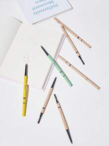 FLORTTE Dual-Ended Precise Eyebrow Pencil - B6 Mint Chocolate - View 7