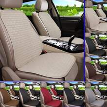 Car Flax Seat Cushion Protector Pad Car Seat Cover Front/Rear Seat Cover Automobile Cushion Pad Mat Backrest Auto Accessori