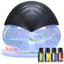 Air Purifiers, Water Filter Air Cleaner With LED Colorful Lights For Home And Office, Essential Oil Aroma Diffuser & Air Freshener Diffusers For Smoke And Pets, Summer Clearing Tiredness