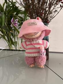 15/17厘米毛绒娃娃衣服及配饰，布料替换装，适合钥匙扣吊坠，不包括娃娃，生日礼物