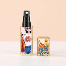 1PC, 5ML National Style Square Perfume Bottle With Peking Opera Facial Makeup, Portable Travel Bottom Directly Filled With Perfume Bottle, Perfume Spray Bottle, Reusable, Bottom Filled With Liquid Design, Mini Cosmetics Bottle, Various Colors Available, Birthday Gifts For Family And Friends, Holiday Gifts, Travel Portable, Perfume Bottle - Multicolor - View 8
