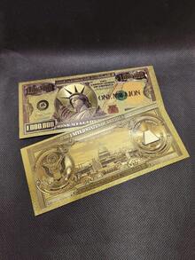 1/3/5/10 张百万美元新奇货币、节日派对装饰、逼真道具假钱、无需电池的装饰纸币，适用于活动和恶作剧