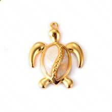 1pc 304 Stainless Steel Ocean Series Turtle, Conch, Starfish Pendant, Used For DIY Necklace, Earring, Jewelry Making