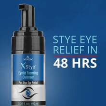 Eyelid Foaming Cleanser - Fast Stye Eye Relief - Formula With Tea Tree Oil - Daily Eyelid And Eyelash Wash Stye Eyes, Eyelash, & Skin Dryness (3.38 Fl Oz) - 100mL - 1 - 查看 5