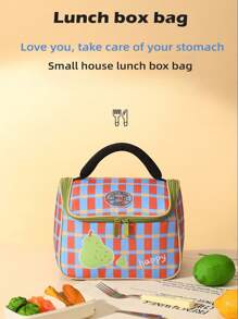 1pc Waterproof Lunch Bag | Insulated Lunch Tote | Thickened Aluminum Foil Lunch Box For Worker & Student | Long-Lasting Meal Package | Lunch Bag, Lunch Box, Variety Pattern, Insulated, Large Capacity, Outdoor Lunch, School Lunch, Lunch Container, Aluminum Foil Thick, Office Lunch Bag, Kitchen, Kitchen Accessories