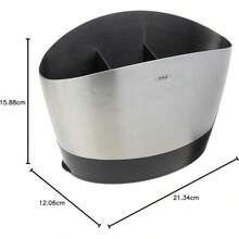 Kitchen Paper Towel Holder - Brushed Utensil Holder - View 9