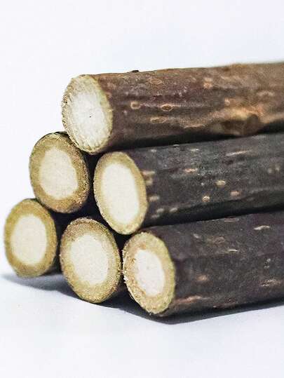 5 Stücke Katzenkratzkristalle, interaktives Katzenkratzspielzeug mit Minzgeschmack, natürliche Holzzähne zum Kauen