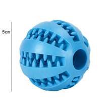1 Pc Indestructible Dog Chew Toy Ball, Teeth Grinding Toy Suitable For Small/Medium/Large Dogs And Puppies, Pet Feeder Treat Dispenser Dental Care Exercise Intelligence Training Game