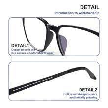 Progressieve multifocale leesbril, anti-blauwlicht superlicht montuur, TR flexibel materiaal, unisex geschikt voor alle scenario's