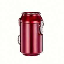 1 pieza Cenicero portátil de metal con forma asimétrica, adecuado para coche, dormitorio, sala de estar, regalos para hombres, Día de San Valentín, mujeres, artículos escolares, accesorios de fumar femeninos, almacenamiento de cigarrillos