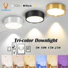 CANMEIJIA Đèn LED gắn trần hiện đại gắn trần 5W 10W 15W 25W Đèn phòng ngủ siêu mỏng phòng khách 220V - Đèn downlight gắn nổi - Xem 2