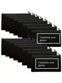 Customizable Cosmetic Bag, Durable Polyester Makeup Pouch With Secure Zipper Closure, Machine Washable Travel Toiletry Organizer For Women & Men, Perfect Gift Idea, Beauty Storage Solution, Playful Design, Smooth Texture Beauty & Personal Care Accessories Custom Logo Bag Personalized Cosmetic Bulk DIY Toiletry Bags For Business