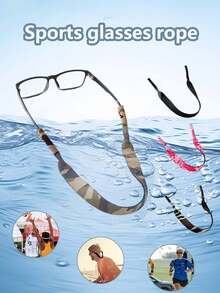 1pc Waterproof Sports Swimming Eyeglass Strap, Anti-Lost Eyeglasses Lanyard, Ski Goggles Hanging Cord - Multicolor - View 8