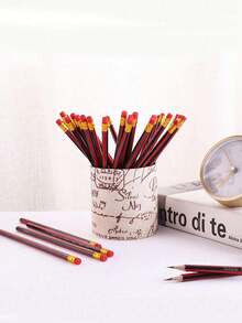 1pc/10pcs/20pcs Student Writing, Drawing, Sketching Learning Reward Stationery HB Pencil - Multicolor - View 4