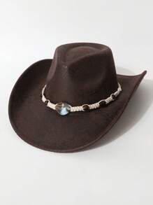 1 buc. Pălărie de cowboy din PU pentru femei, cu imprimeu de șarpe fals, stil occidental unisex, pălărie Fedora casual versatilă, potrivită pentru purtare zilnică, evenimente tematice occidentale, petreceri, festivaluri, festivaluri de muzică