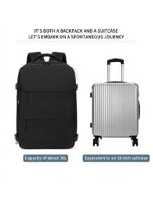 2Pcs/Set: Large Capacity Backpack And Chest Bag, Suitable For Men, Short-Distance Travel And Tourism In Summer. Multiple Compartments Can Hold Shoes, Multifunctional Backpack With Sports Chest Bag, Suitable For Business Trip, Travel, Camping. Nylon Solid Color Simple Backpack With Laptop Compartment, High Cost Performance. Cabin Carry On Bag, Airline Approved Travel Essentials