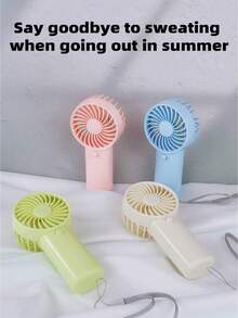 6 件便携式手持迷你风扇，1 速调节，带挂绳的迷你风扇，便携式风扇手持风扇，AAA 电池供电风扇，电池供电的轻便小型袖珍风扇 - 夏季派对礼物，适合户外、运动、旅行、厨房、卧室、学校、办公室，适合女性、男性、儿童、成人（不含电池，需单独购买）