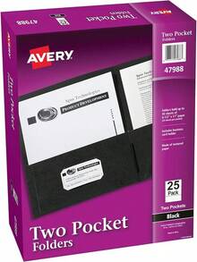 File Jackets & File Pockets - Чорний - Переглянути 8