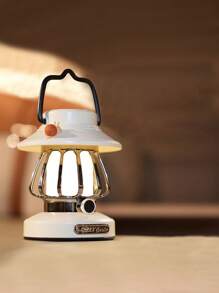 1pc LED Outdoor Camping Light, 3 Color Temperatures, USB Rechargeable Tent Light, Portable Lamp, Fishing/Night Market Light, Emergency Lighting
