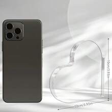 2D Flat, Elegant Heart-Shaped Acrylic Prayer Decor With "Pray It Over It" Inspirational Pink Verse - Classic Desktop Christian Gift For Women, Home & Office Religious Spaces, No Electricity Needed, Religious Desk Decor | Modern Religious Art | Sleek Tabletop Decor