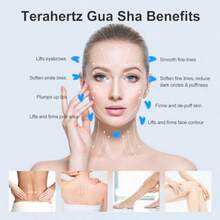 Terahertz Gua Sha Facial Tools Guasha Tool For Face Body Gua Sha Stone Lymphatic Drainage Massager - As Pic - View 4