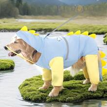 1 pièce Impermeable chien pleine couverture pour grandes races, adapté pour les jours de pluie - cadeau parfait pour les amateurs d'animaux de compagnie