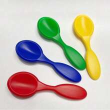 1 Set Easter Egg Balancing Spoon Amusing Sports Egg Tray Balancing Spoon Balancing Race Game