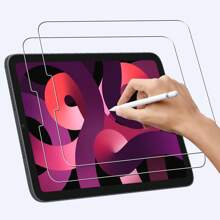 2 paquetes de protector de pantalla compatible con iPad Air/Pro/Mini 1 2 3 4 5 6 7 8 9/10/generación de 10.9 pulgadas, 12.9 pulgadas 9.7 pulgadas 7.9 pulgadas 10.2 pulgadas 10.5 pulgadas 11 pulgadas (2010/2011/2012/2017/2018/2019/2022/2021/2022/2024) Tableta - Vidrio templado, resistente a golpes, a prueba de agua, a prueba de caídas, resistente a arañazos, antihuellas dactilares, cobertura completa