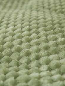 Contemporary Flannel Throw Blanket - Machine Washable, Versatile Solid-Colored Cozy Polyester Throw For Sofa, Bed, Office, And Travel - All-Season Comfort, Woven, 200-250 GSM - Ideal Gift,Fall Decor,Autumn Decor,Room Decor - Green - View 8