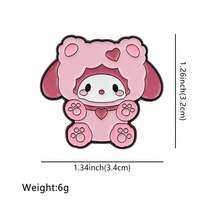 Sanrio 可爱珐琅别针 翻领别针 背包上的徽章 女士胸针 衣服礼物 珠宝 时尚配饰