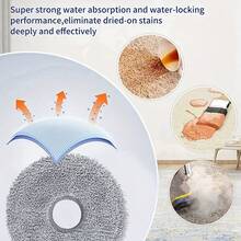 1 套 Dreame L10 系列机器人吸尘器配件套件 - 兼容 L10 Prime/L10s Pro/L10 Pro，包含 2 个 HEPA 过滤器、2 个主刷、6 块拖把布 - 塑料和布地板附件套装 - 彩色 - 查看 3