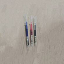 1/12 chiếc bút bi trung tính, đen, xanh, đỏ, bút bi mực lỏng khô nhanh dung tích lớn (Nhãn chữ ngẫu nhiên) - Đỏ - Xem 6