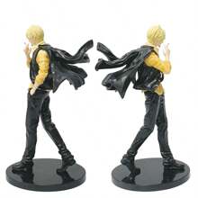ONE PIECE 1 pièce de figurine ONE PIECE Anime Sanji en cape de 22 cm/8,66 pouces, figurine d'action Nika GEAR5, figurine PVC pour décoration de pièce, collection pour adulte, modèle de poupée, jouets, cadeaux de Noël et Halloween