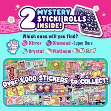 Rolls Sticki Bands - Wearable & Shareable Sticker Bracelet| Includes 70 Stickers| 2 Mystery Reveal Sticki Rolls| Over 1000 Sticker Designs To Discover And Collect!(Series 1 Pink) - Pink - View 8