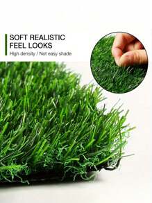 1 pieza, césped artificial de alta calidad, que mide aproximadamente 50 cm * 200 cm (19,68 pulgadas * 78,74 pulgadas), hecho de fibras de plástico de alta densidad, adecuado para decoración de jardines y patios exteriores, ahorra tiempo, sin necesidad de cortar, regar o fertilizar, con una apariencia realista. (El empaque está sujeto al producto real).