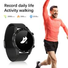 1 件 1.50 英寸全触摸屏男女通用智能手表，户外运动追踪器，具有 100 多种运动模式、心率监测器、睡眠追踪、计步器、天气预报、无线通话、消息提醒、可自定义壁纸、黑色和银色，适合作为送给朋友、情侣、家人、同事的礼物 - 彩色 - 查看 6