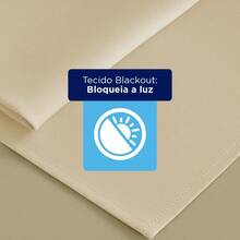 Luxury Blackout Curtain 4 And 5m X 2.80m For Swiss Track Max – Blackout Cuts Off Light For Living Room And Bedroom - 米色 - 查看 3