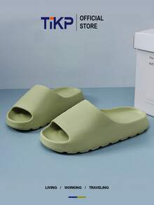 TIKP Herren leichte Slip-On EVA Pantoffeln, lässige rutschfeste Slides, offene Zehenpartie für Innen/Außen Strand Dusche, geeignet für alle Jahreszeiten - Verschiedenfarbig - Übersicht 7