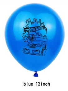 Hot Wheels 12/10PCS Hot Wheels Party Balloons Set, Birthday Kit For Teens, Cool Race Car Banner & Air Balloons For Party Decor, Complete Party Supplies Kit For Car Theme Celebration