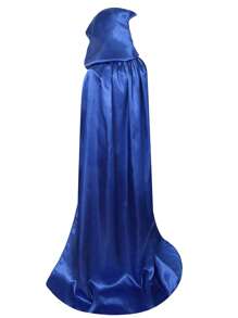 1 Stück Polyester Karnevalsthema Umhang - Unisex bodenlanger Kapuzenumhang, geeignet für Halloween, Weihnachten, Ostern, Thanksgiving, Geburtstagspartys - Cosplay und Party Kostümzubehör, ohne Federn, nicht elektrisch