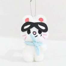 1 件 2025 新品 - 名人同款眼镜飞行员钥匙扣 - 可爱毛绒玩偶吊坠 - 独特新奇毛绒玩偶、柔软填充儿童玩偶、生日礼物、复活节礼物、节日礼物、完美礼物 - 彩色 - 查看 5