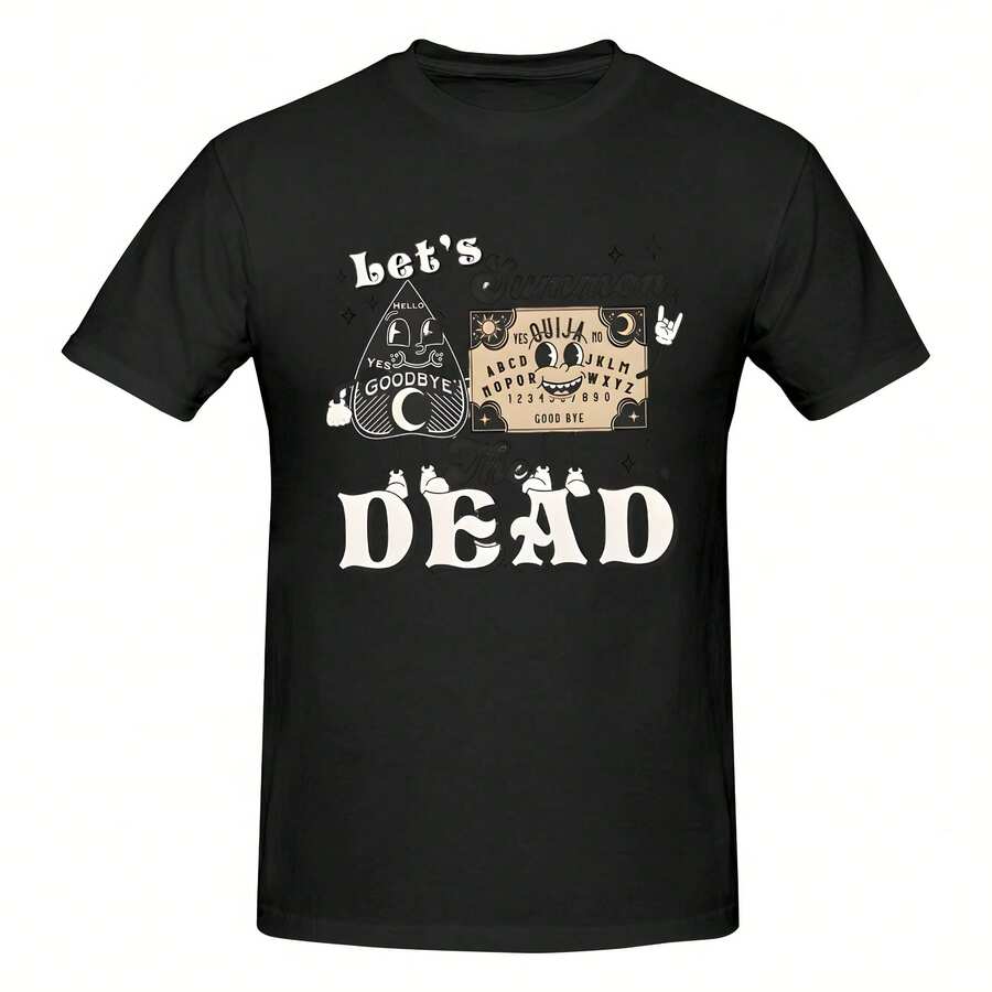 Vintage Style Ouija Board , Planchette, Mystical, Magical, Retro Vibes, Goth Shirt, Witchy T-Shirt, Alt, Whimscial , Uni, Gift Idea220G Heavyweight 100% Cotton T-Shirt. I For Daily Commutes, Outdoor Work, Gym Sessions, Or Laid-Back Weekendstops For Wo Vintage Clothes Wo Clothes Wo Vintage Wo Tops Mujer Cute Tops Wo Cotton Wo Clog Halloween Camisas Summer Clothes Wo Casual Punk Western Tops Wo Fourth Of July Outfit Kpop Cowboy Outfits For Wo Ry Ropa 100% Cotton Y4k Ing Cute Gothic Wo Clothes Black And White Top Vintage Tops Cloth For Wo White Goth Inawly Retro Clothes For Wo Korean Fashion Wo Camisas Para Mujer,S - Black - View 1