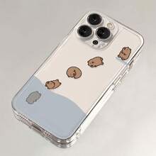 Funda para teléfono Kapibala compatible con phone 15, 14 Pro, 13, 12, 11 y XS. Lente totalmente equipada. - transparente - Ver 1