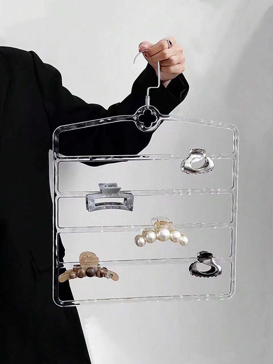 1 Haar-Klemmen Organizer, Bad Wandhalterung für Haar-Accessoires Haar-Klemmen Organizer, Schmuckregal Wand Haar-Klemmen Aufbewahrung Rack