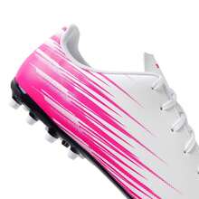 Puma ATTACANTO II MG Men's Football/Soccer Shoes For Match, Training, Indoor & Outdoor With MG Spikes - Puma White-pink - View 9