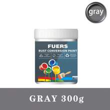 Metal Anti-Rust Paint & Rust Conversion Paint Combo Set, Suitable For Indoor & Outdoor Metal And Rust-Affected Surfaces, Waterproof, UV-Resistant, Quick-Drying, For Covering & Repairing Rust On Metals, Multiple Colors, Safe & , Odorless, Available In 180g/300g/500g Sizes