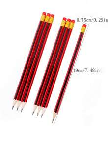 1pc/10pcs/20pcs Student Writing, Drawing, Sketching Learning Reward Stationery HB Pencil - Multicolor - View 7
