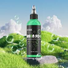 DQFART Highly Concentrated Tattoo Professional Green Foam 120ML/4OZ, Including A Push-Down Spray Bottle. High Quality Tattoo Supplies, Cleans And Soothes The Skin