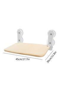 1pc Cat Hammock Pet Hammock Window Home Bed Suction Cup Folding Balcony Bed Hanging Glass Basket For Small Medium Cat Pet Supplies - Multicolor - View 10